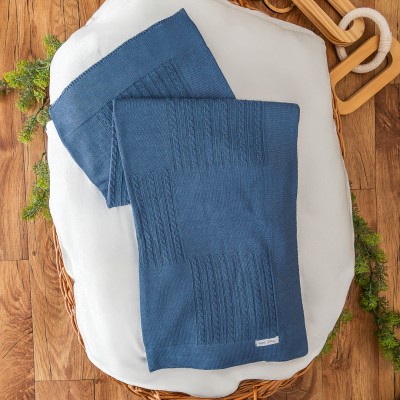  Saída de Maternidade Thommy - Azul Jeans e Bege